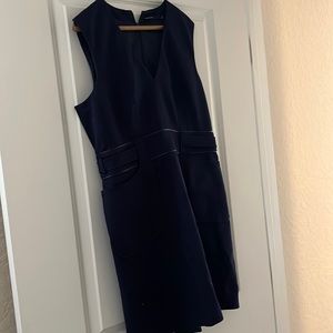 Karen Millen sheath dress. Size 12, navy